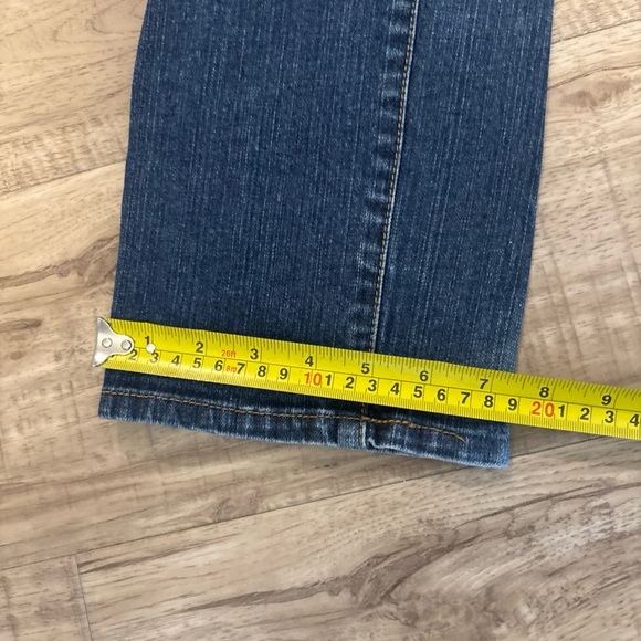 LOFT Straight Leg Jeans for Women - Dark Blue Denim - Picture 9 of 10